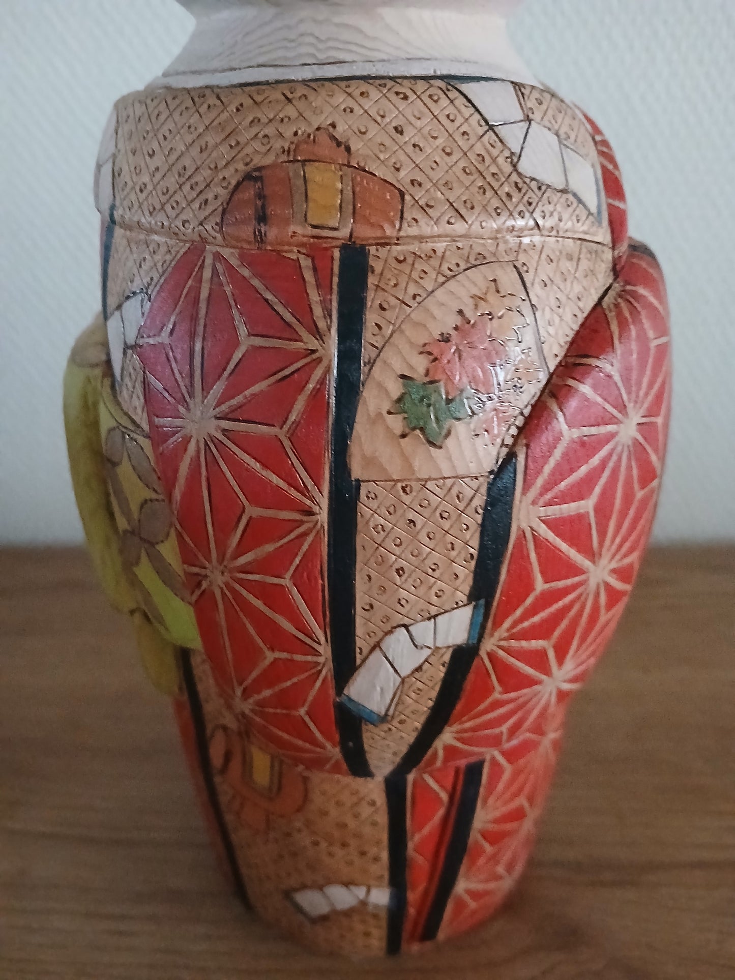 Exclusive Sosaku kokeshi by Yuko Yamazaki - From Sibukawa exhibition 2025