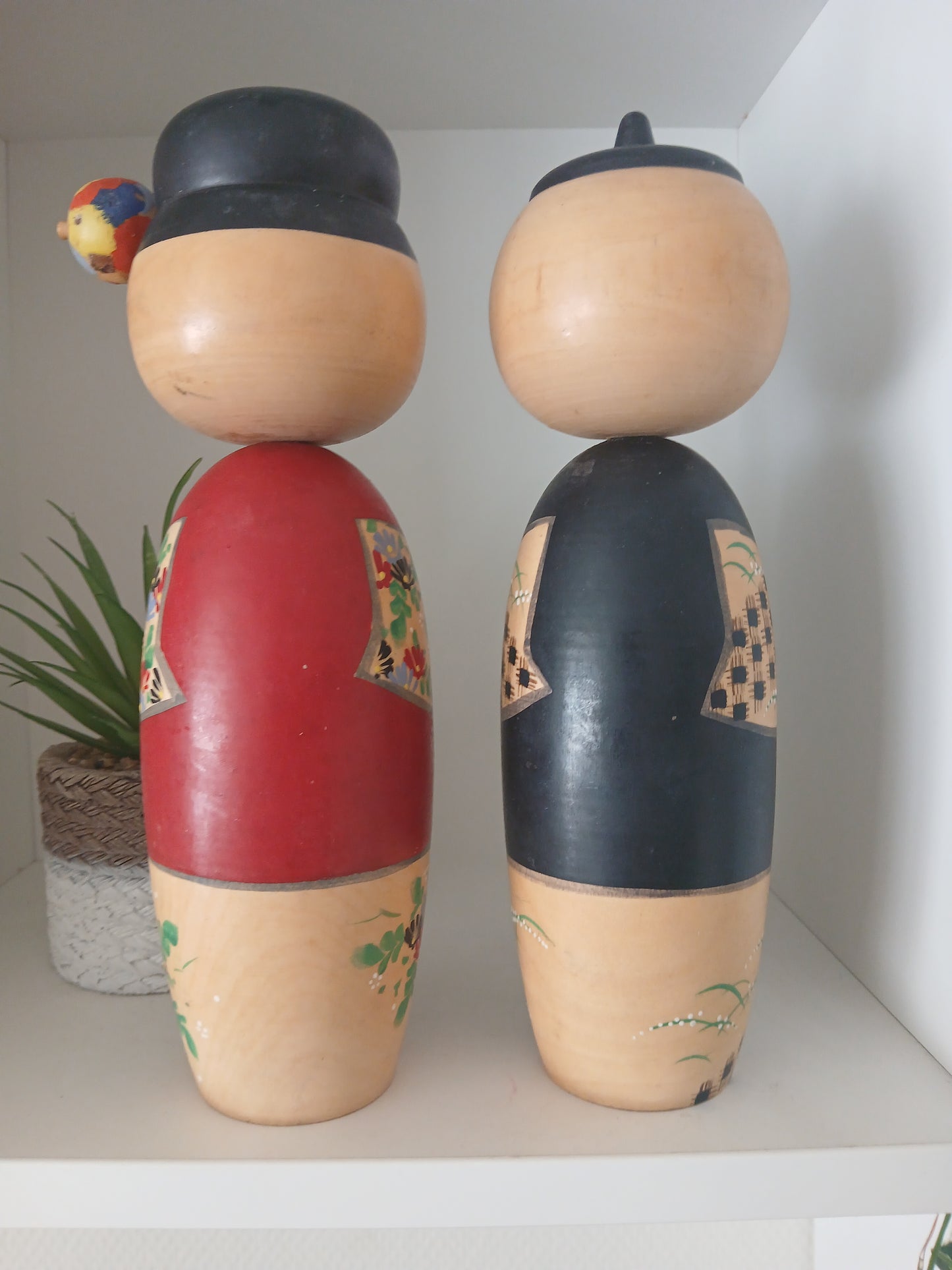 Vintage set of Donko kokeshi
