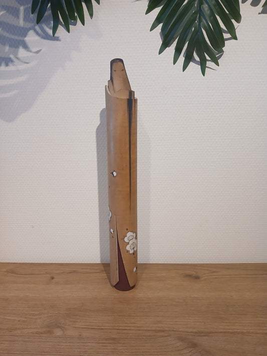 Vintage rare creative kokeshi by Hiroshi Kato