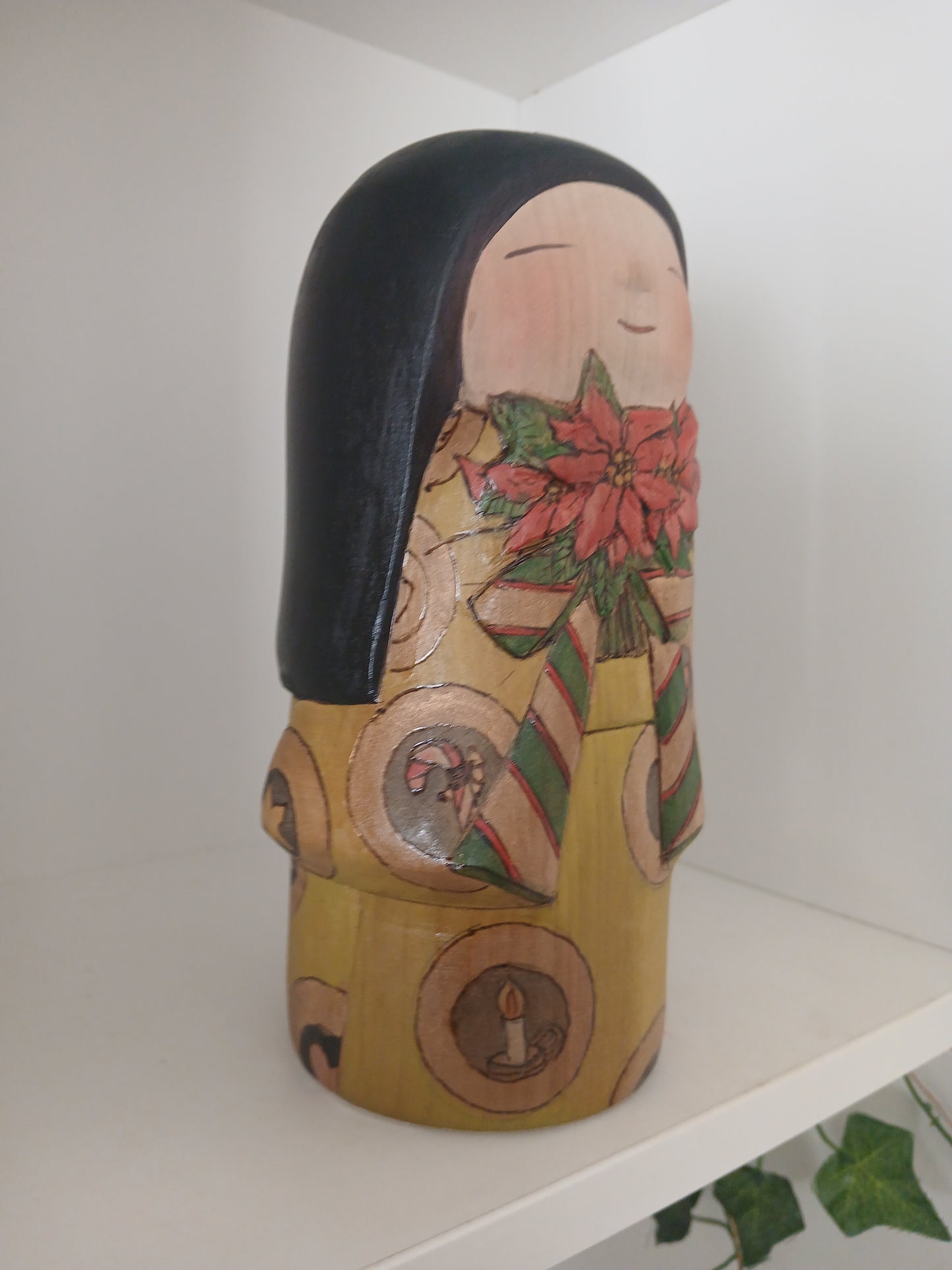 Exclusive creative kokeshi by Yuko Yamazaki - Christmas serie 2025