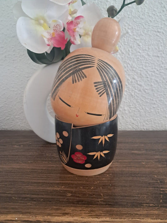 Vintage Sosaku kokeshi by Sato Suigai (1920-)