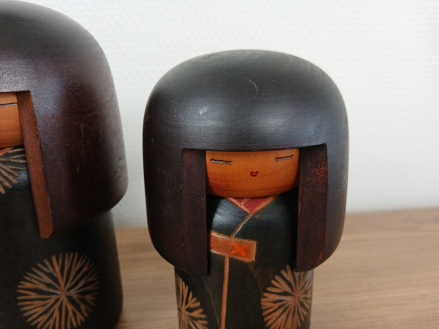 Vintage set Gumma Kokeshi by Sansaku Sekiguchi (1925-2018)