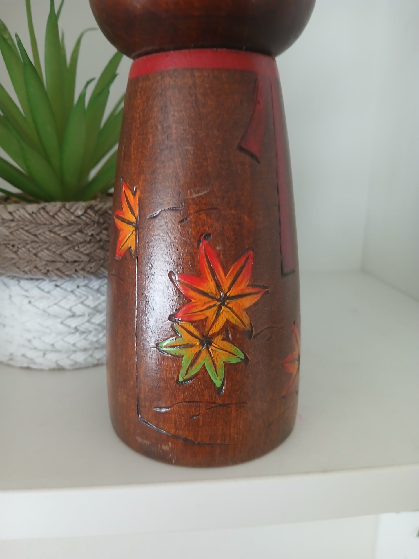 Beautiful creative kokeshi by Kishi Sadao (1932-1998)