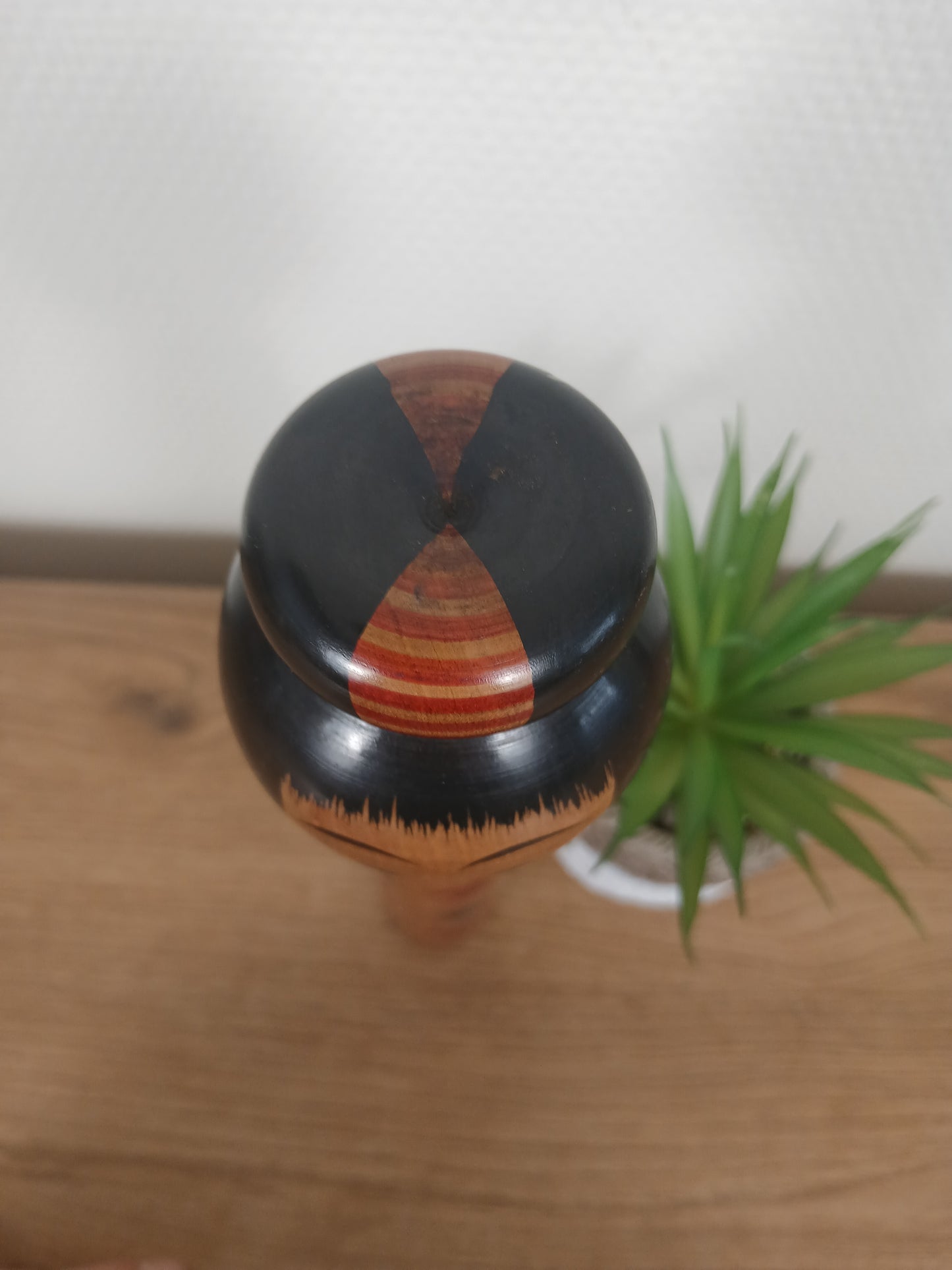 Vintage traditional Togatta kokeshi by Eitaro Sato (1939-)