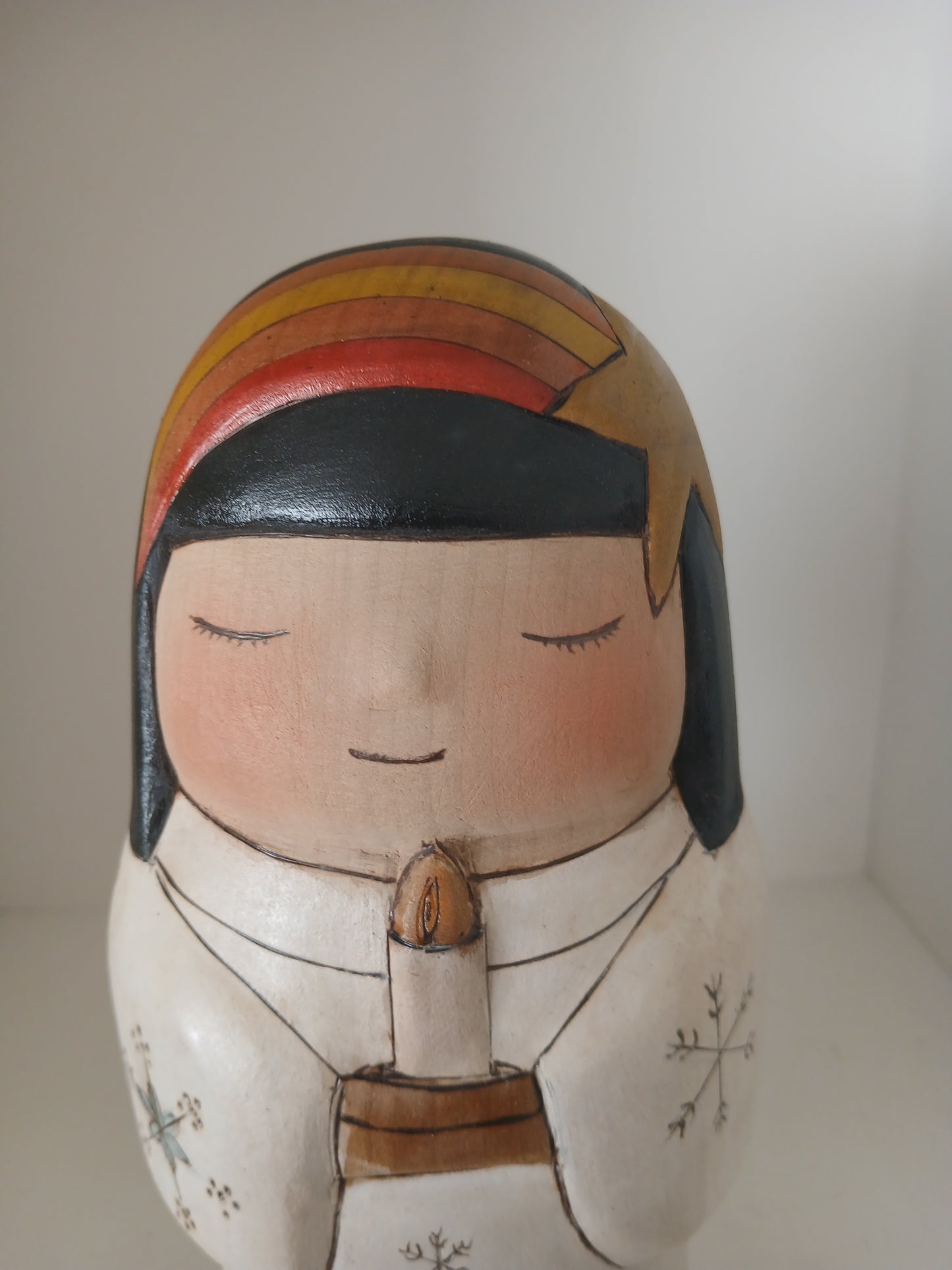 Exclusive creative kokeshi by Yuko Yamazaki - Christmas serie 2025