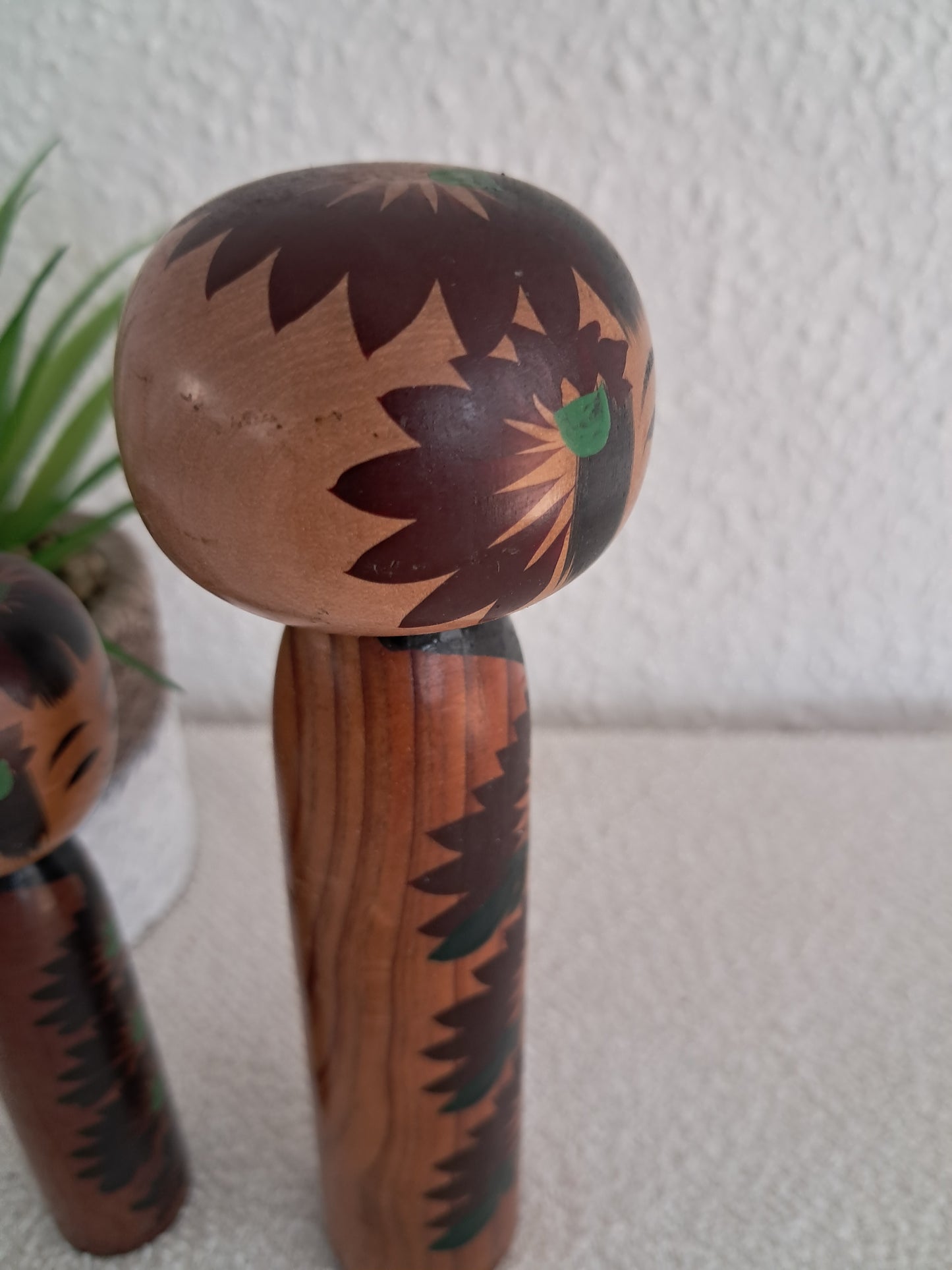 Set off two Rare Vintage Creative Kokeshi by Hitokura Masamkido