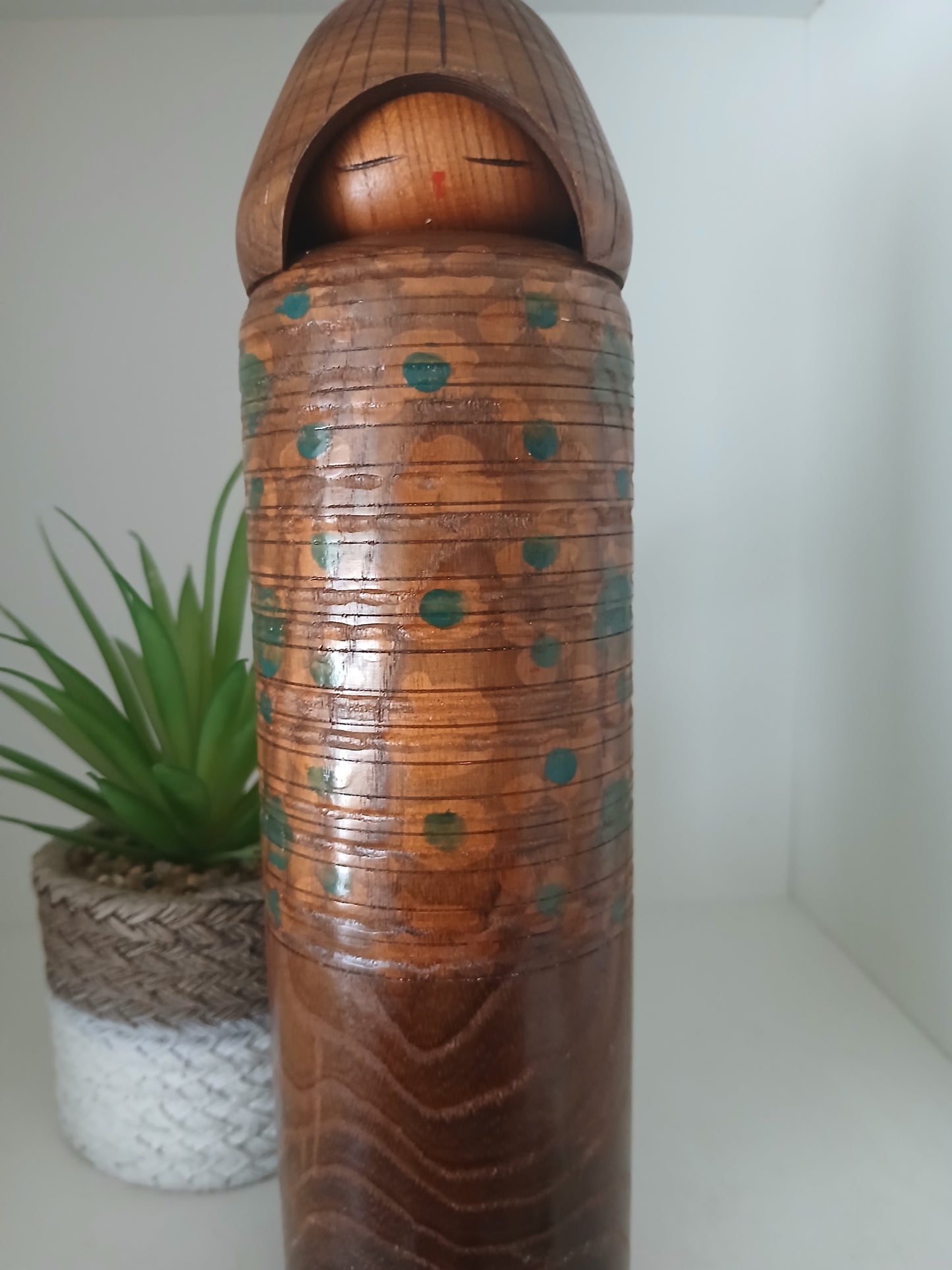 Vintage  Sosaku Kokeshi By Miyajima Muhitsu (1929-)