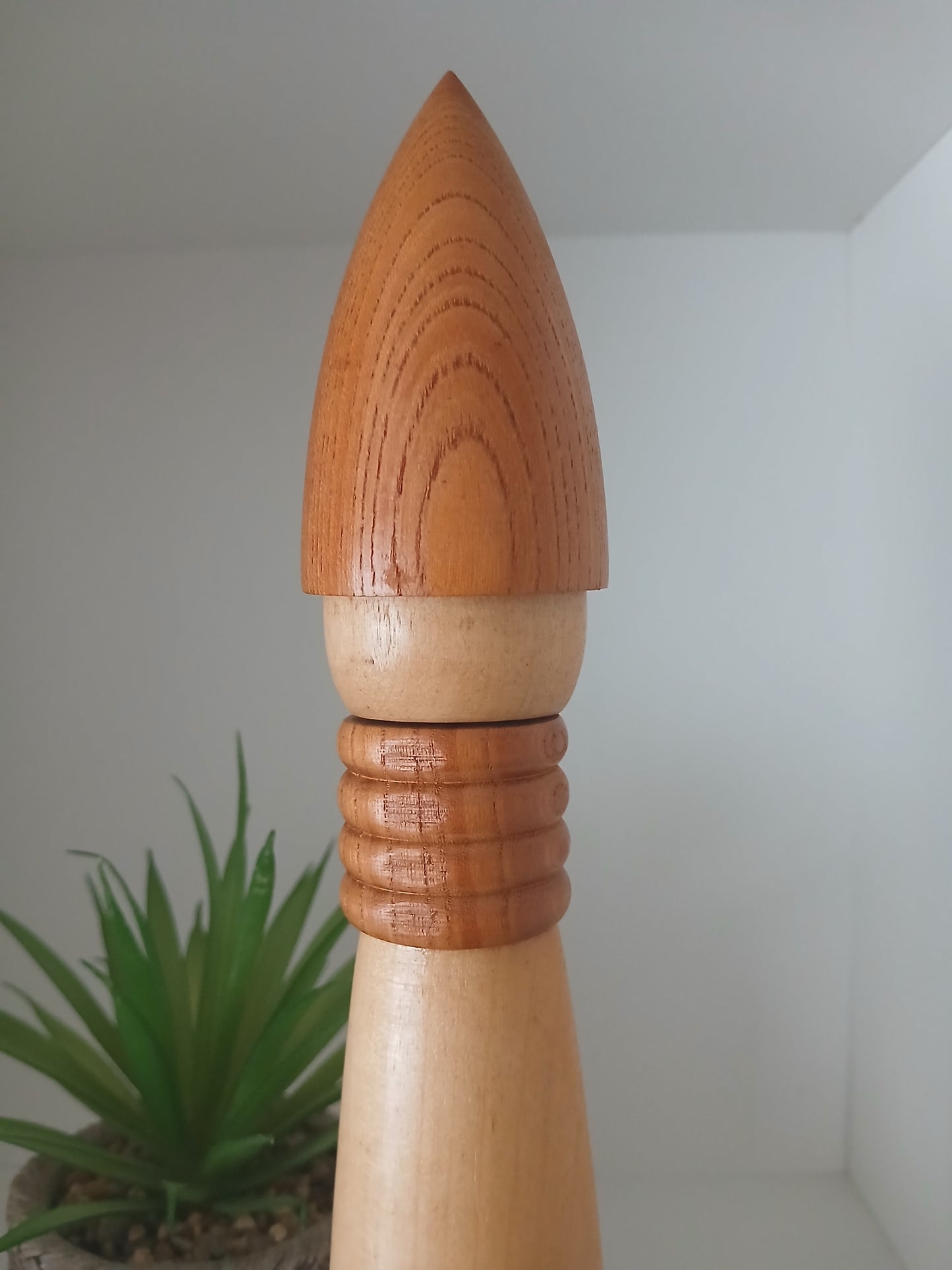 Rare vintage creative kokeshi by Shozan shido (1932-1995)