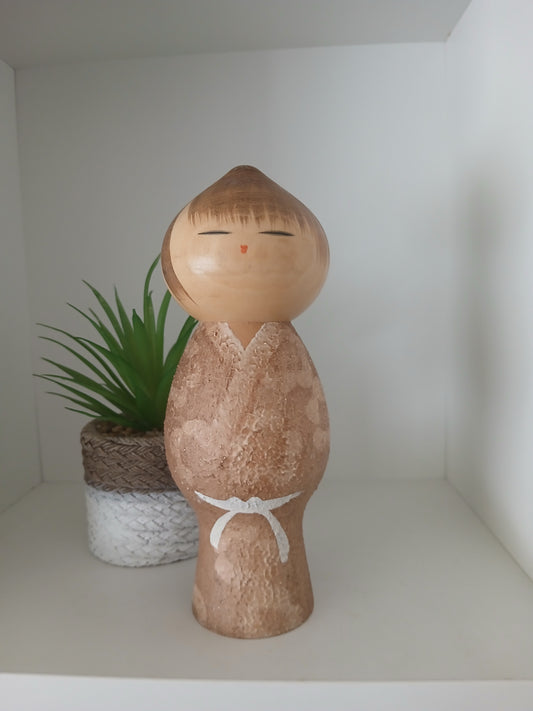 Vintage Mushin Kokeshi made by Watanabe Masao (1917-2007)