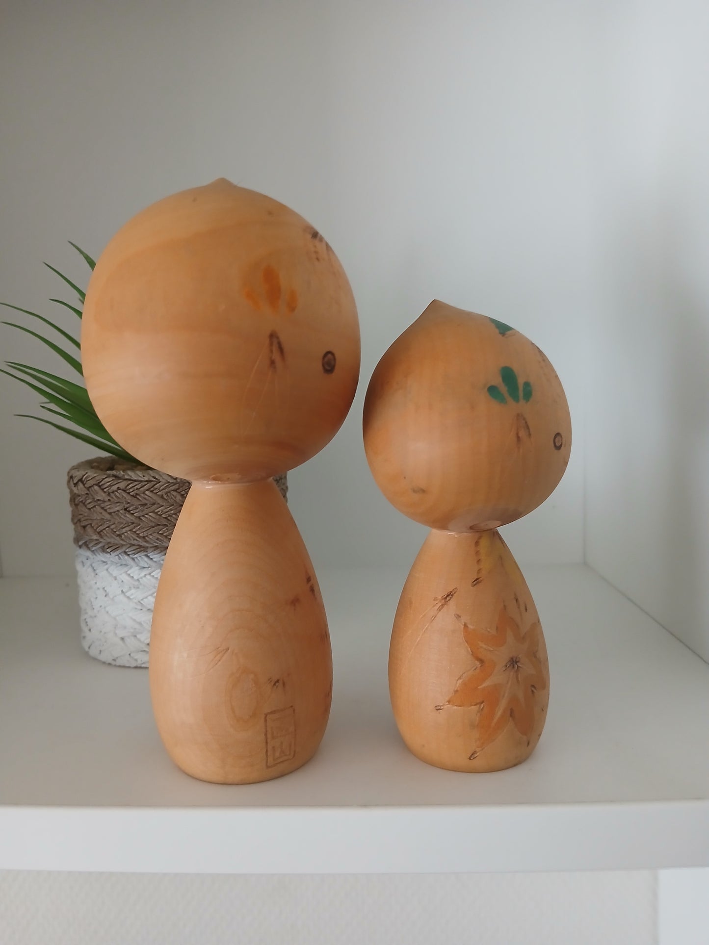 Cute vintage set creative kokeshi