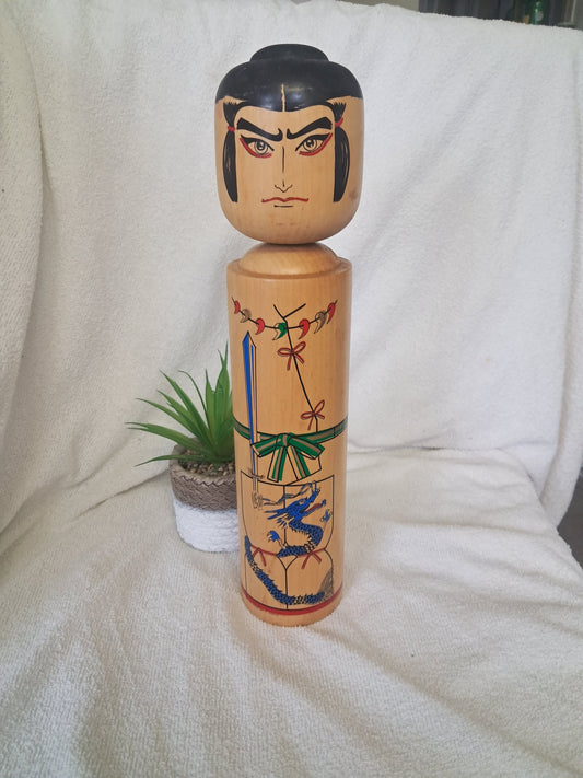 Amazing vintage traditional kokeshi