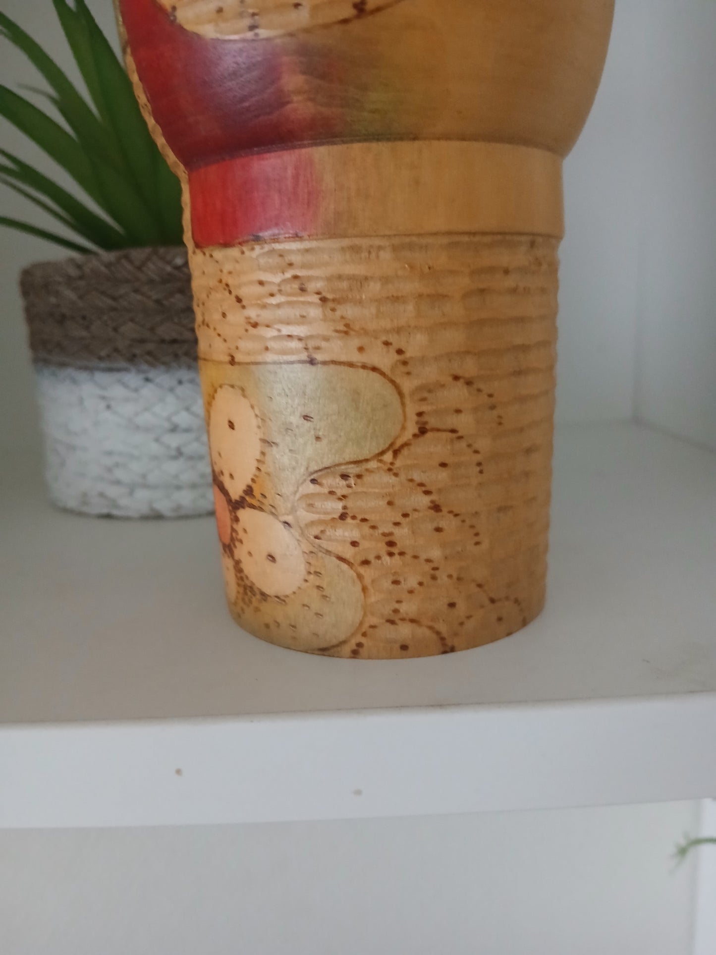 Exclusive Sosaku kokeshi by Akimitsu