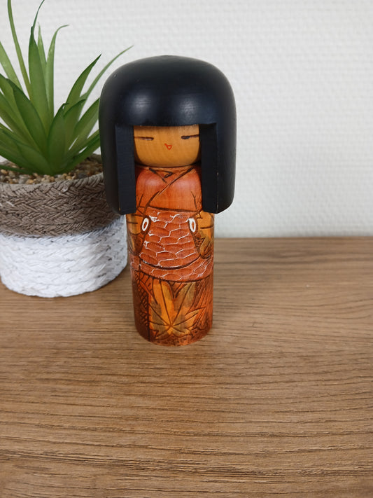 Vintage Gumma Kokeshi by Kisaku