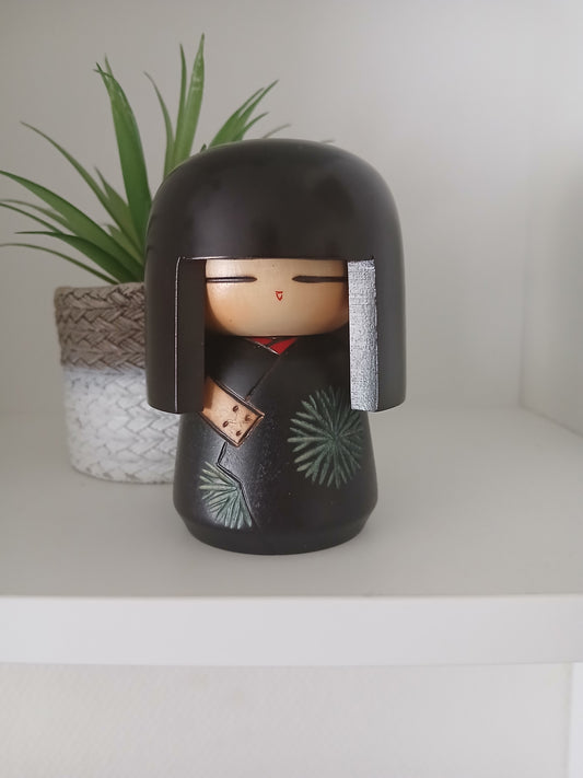 Vintage Gumma Kokeshi van Sumitani Kohji