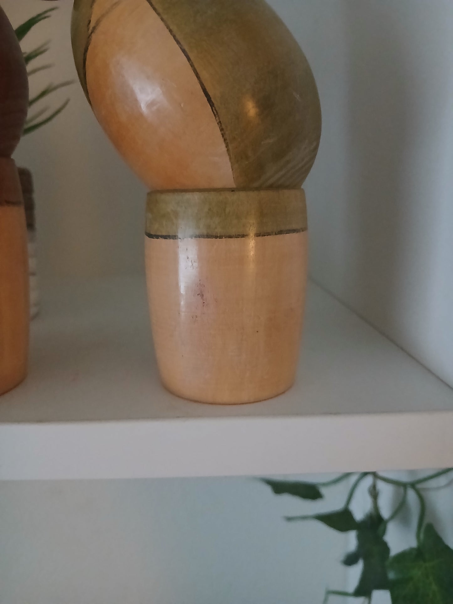 Vintage set Sosaku Kokeshi of elderly couple
