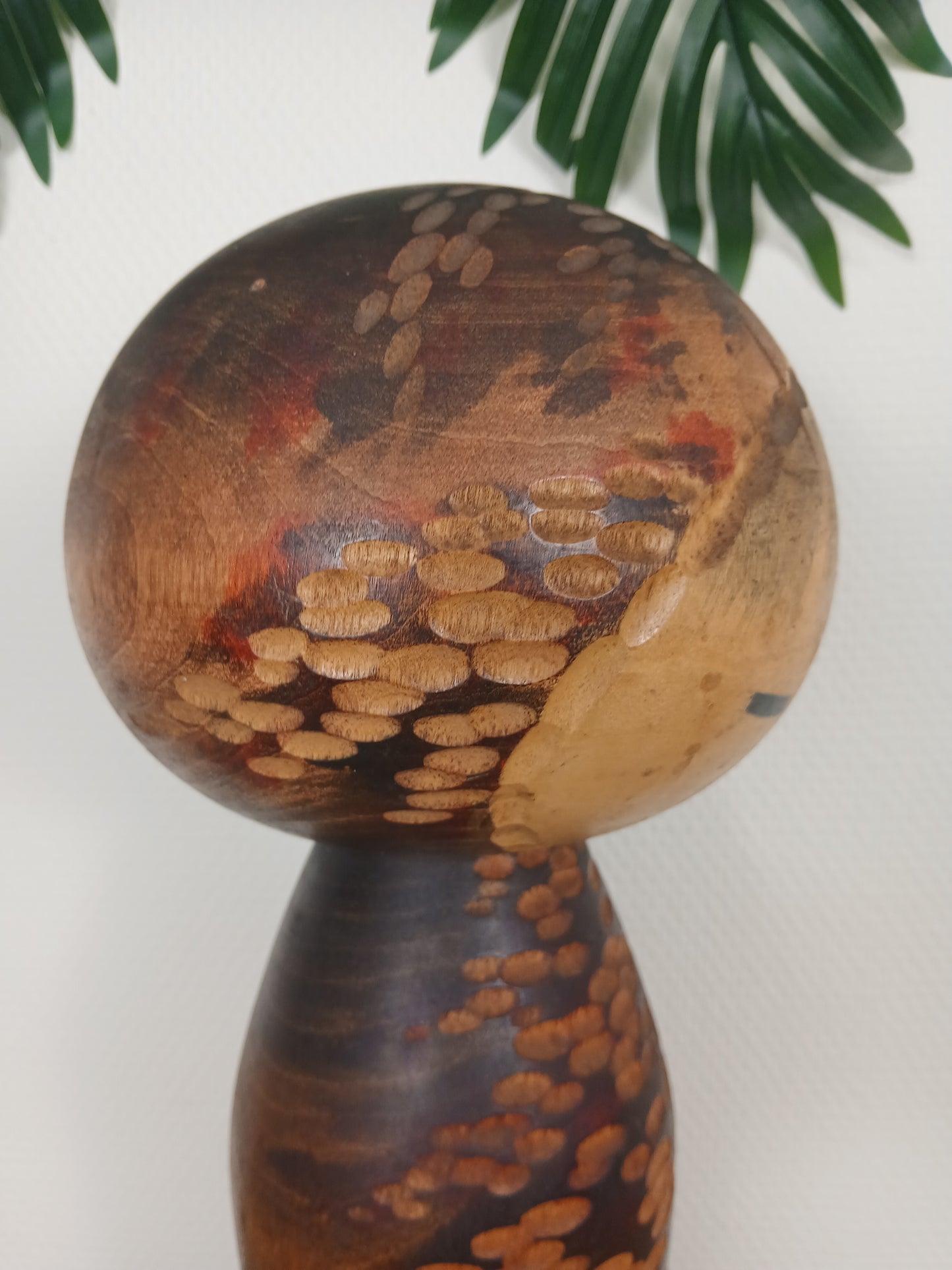 Vintage creative kokeshi by Masao Watanabe (1917-2007) - 41cm