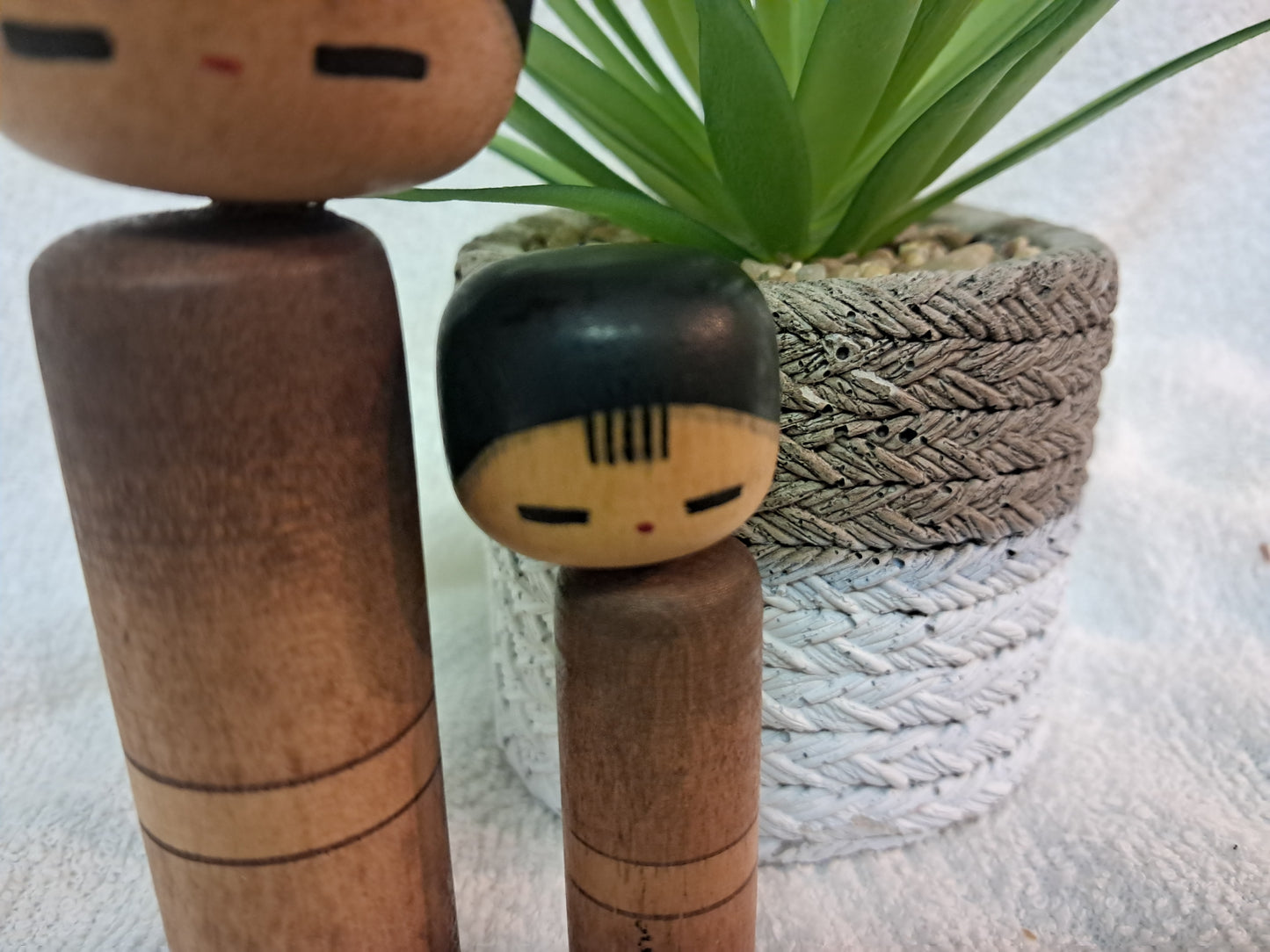 Rare Vintage set creative kokeshi by Hideo Ishihara (1925-1999)