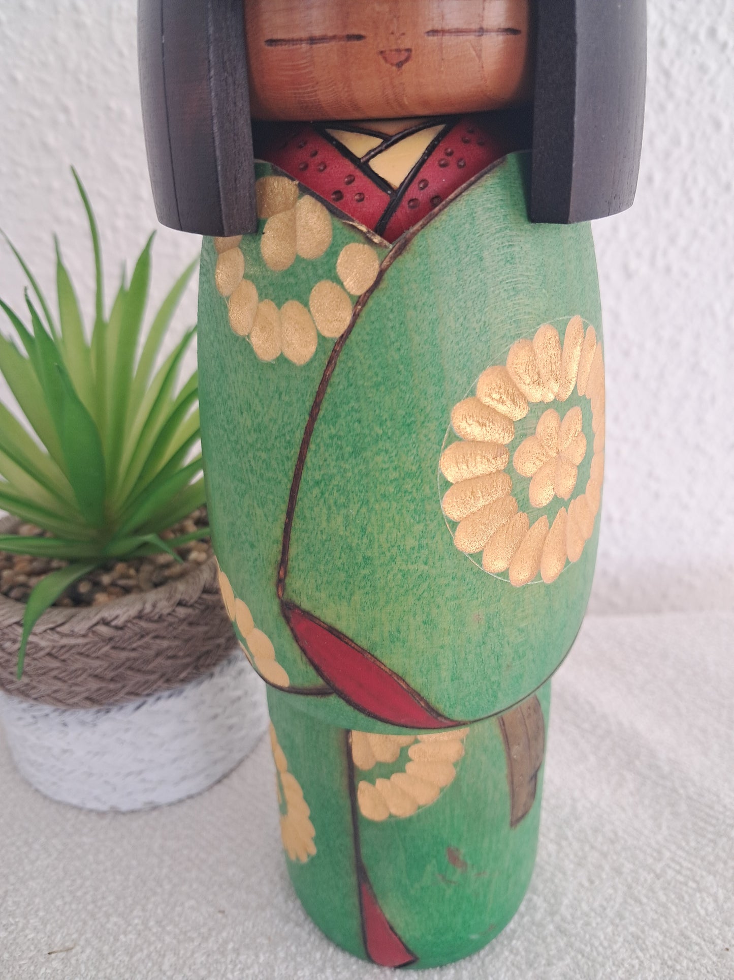 Vintage Gumma Kokeshi By Kazuo Takamizawa (1927-)