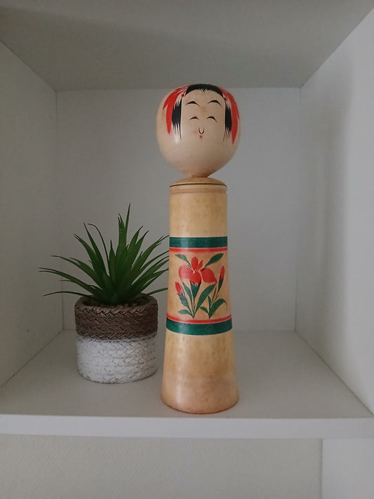 Vintage traditional Naruko Kokeshi by Shoji Sakurai (1927-2011)