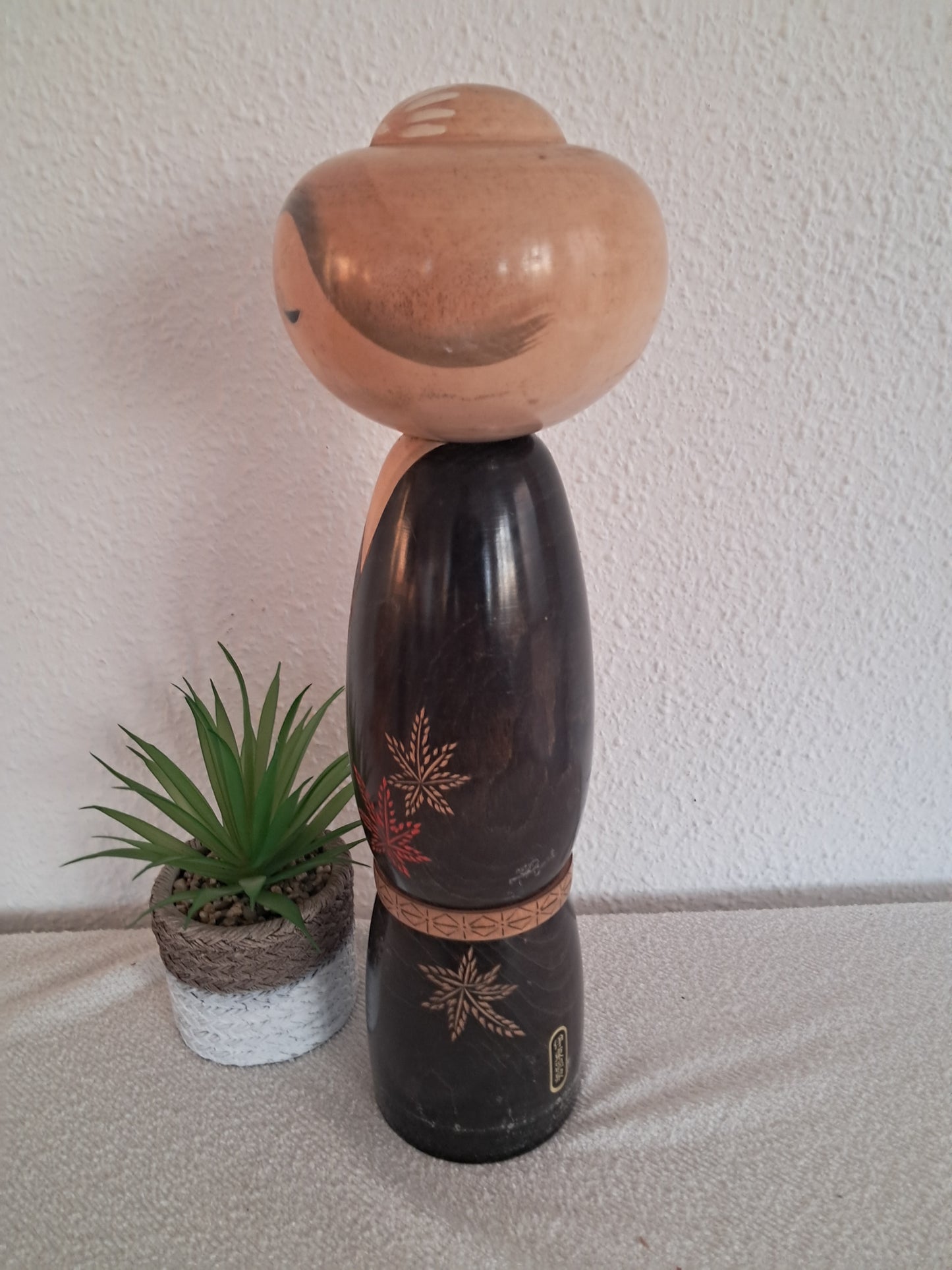 Vintage Sosaku Kokeshi by Sadao Kishi (1932-1998)