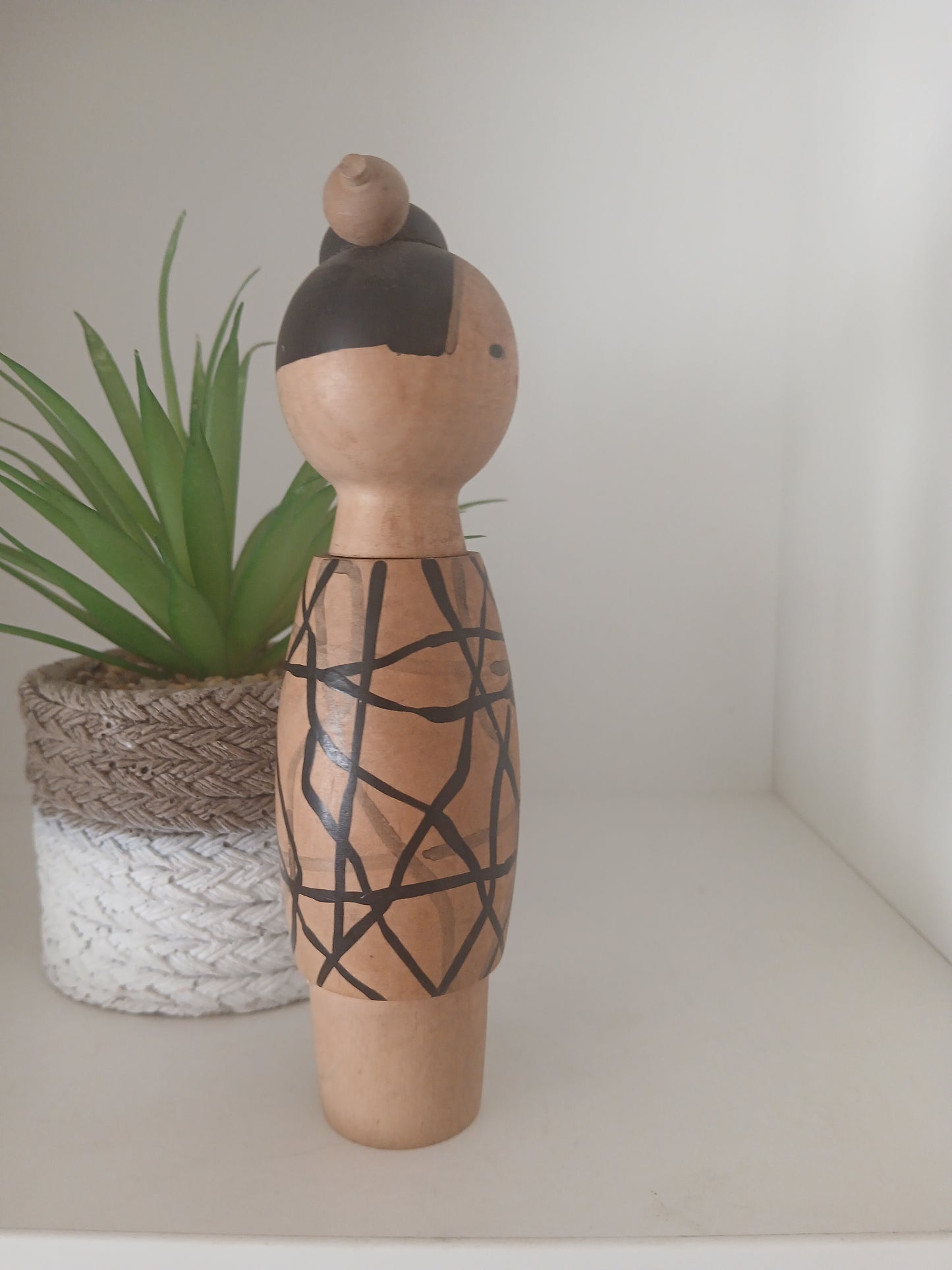 Rare Vintage creative kokeshi by Takanashi Hanpushi