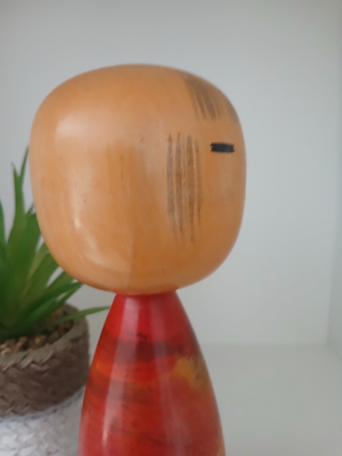 Rare Sosaku kokeshi by Takahashi Akinori (1957-)