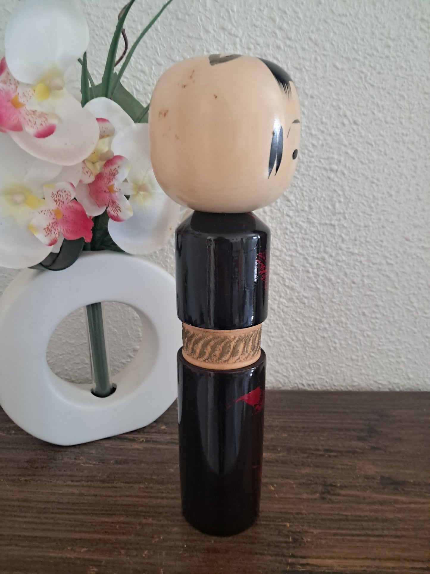 Rare vintage creative kokeshi made by Takahashi Tatsuro - with box