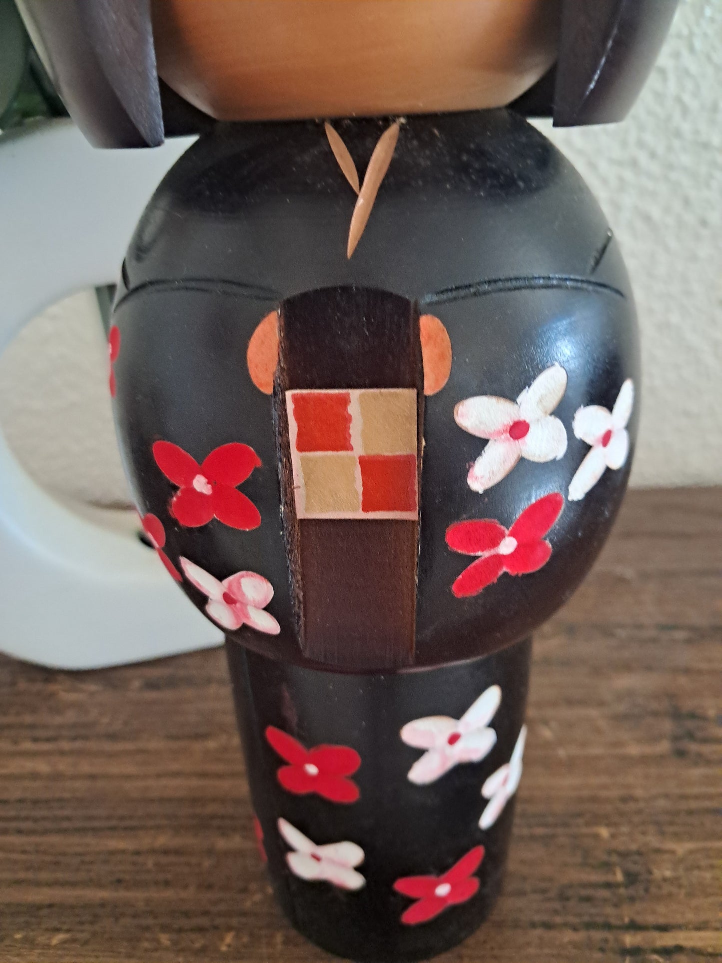 Big chunky creative kokeshi by Hajime Miyashita (1940-) - 28cm