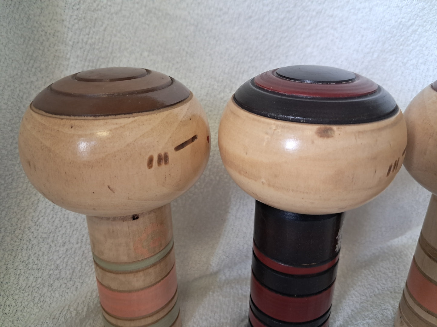 Rare Vintage 4 season kokeshi by Sanpei Yamanaka (1926-2012)