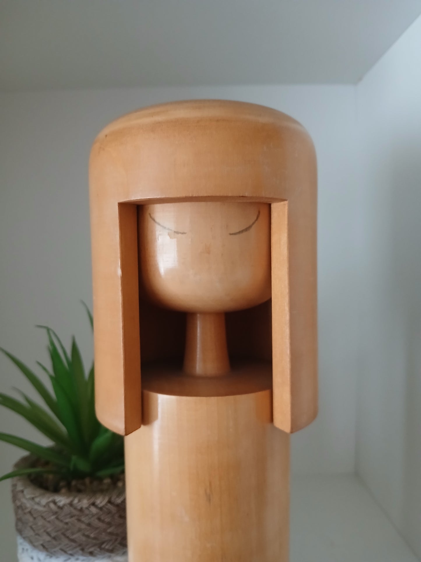 Rare Vintage Sosaku Kokeshi by Tanaka Harumasa (1916-1966)