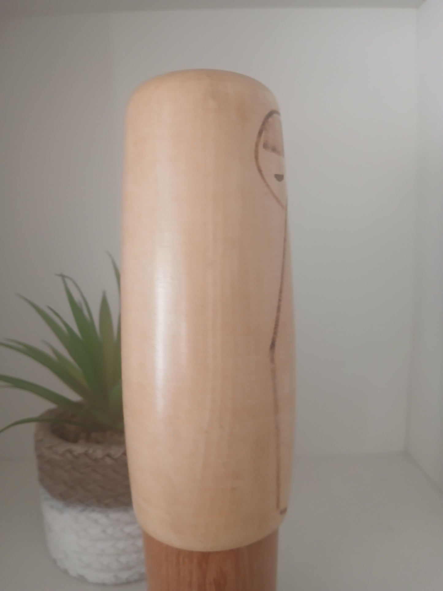 Vintage creative kokeshi by Kenichi Murakami (1929-)