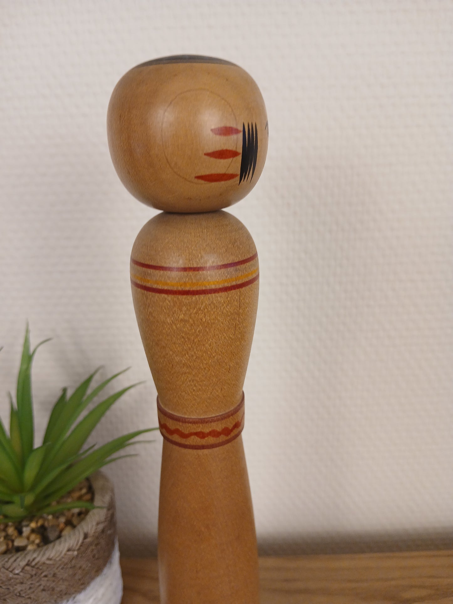 Vintage traditional Nanbu kokeshi by Mori