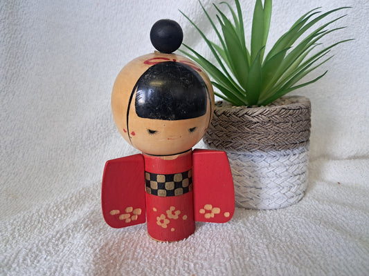 Rare Vintage Creative Kokeshi By Sansaku Sekiguchi (1925-2018)