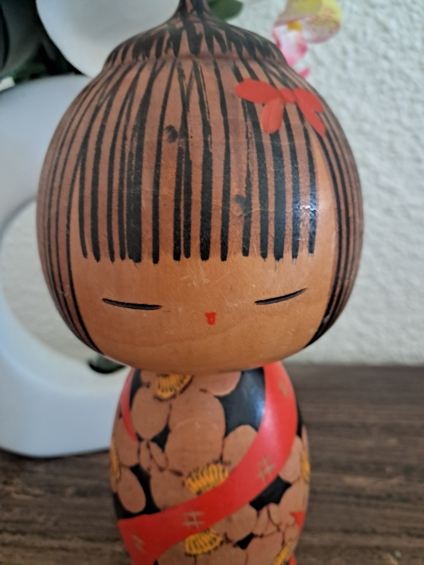 Rare Vintage Creative Kokeshi By Yuji Kawase (1938-)