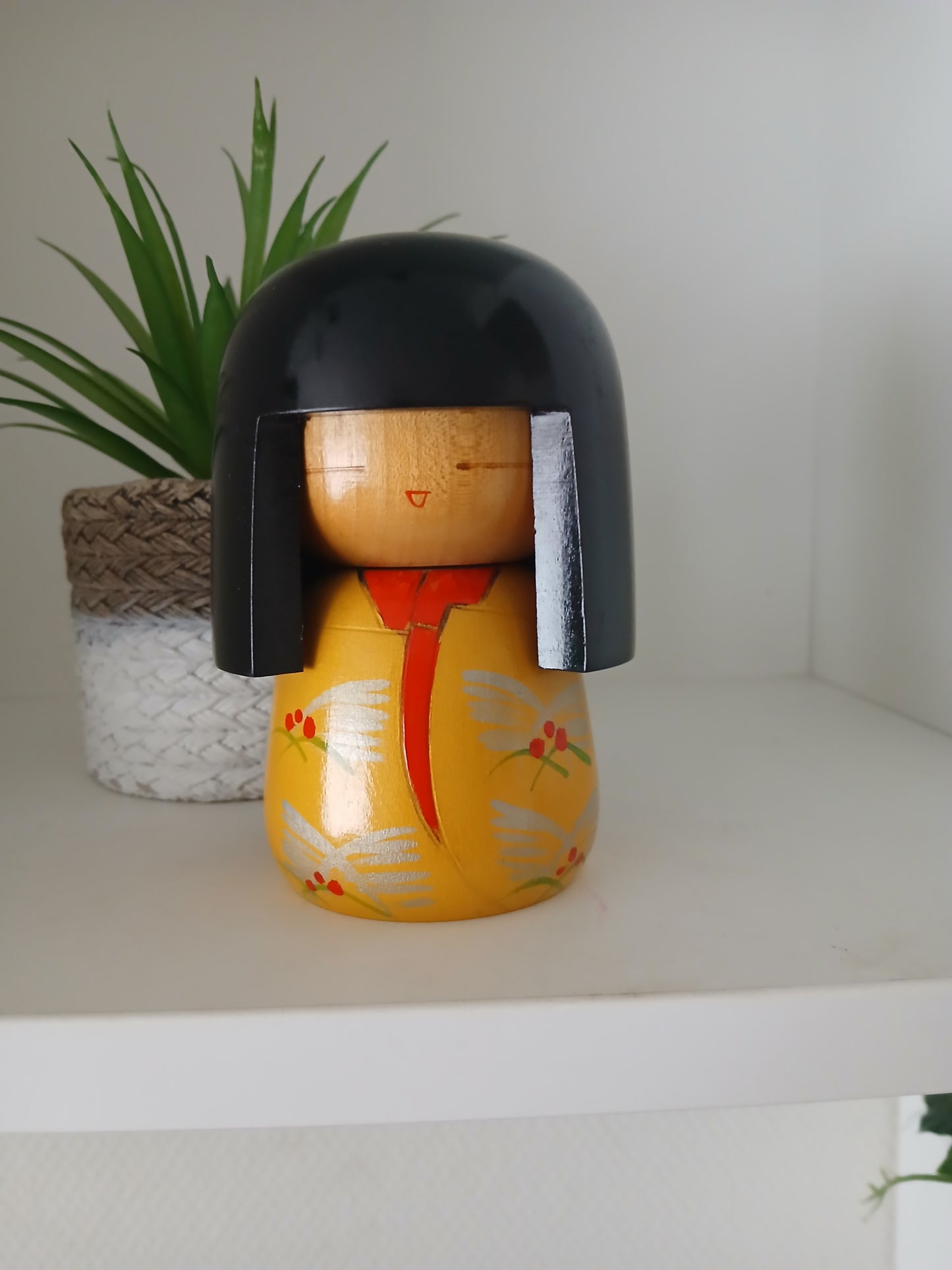 Vintage Gumma Kokeshi van Sumitani Kohji