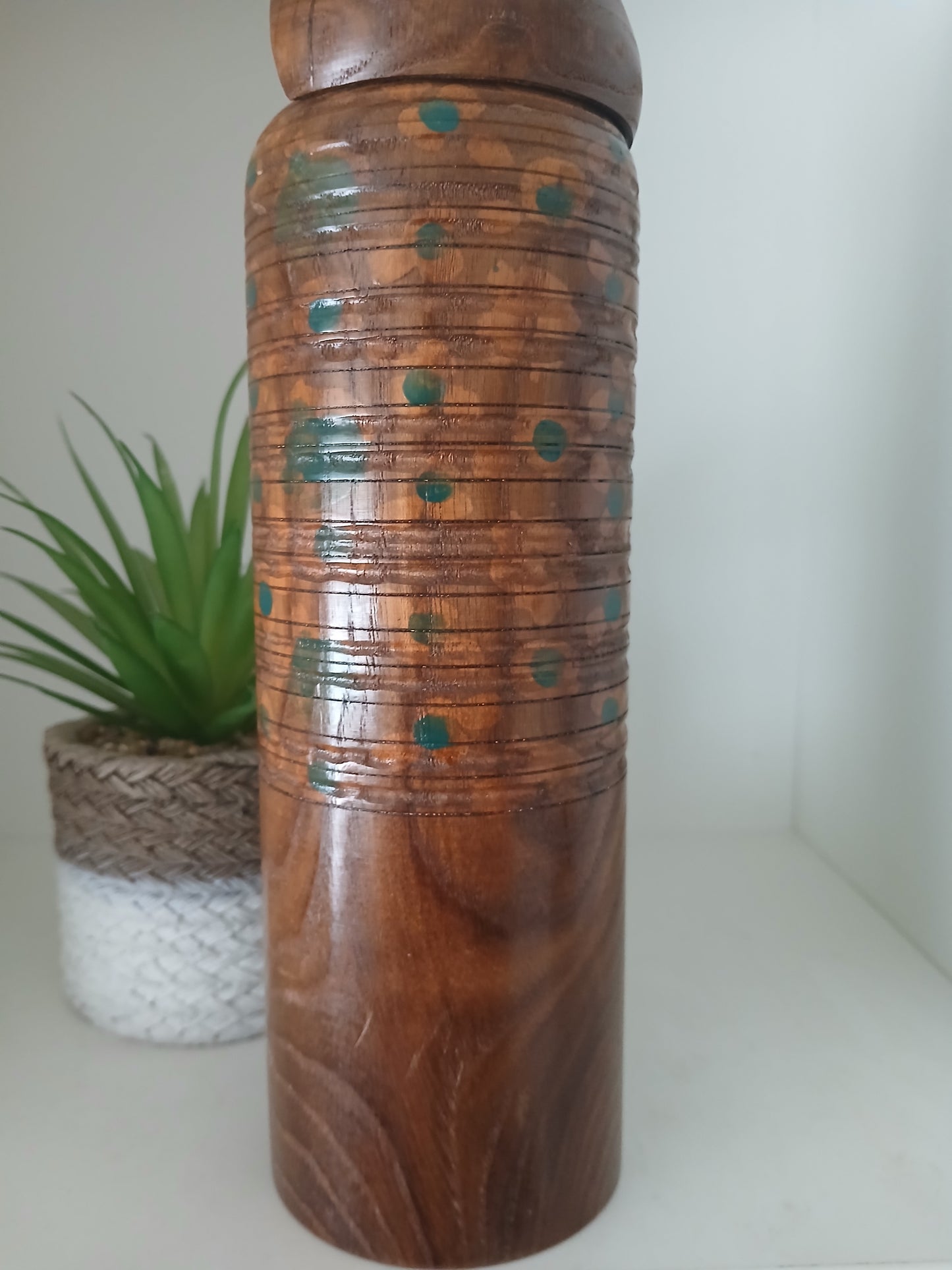 Vintage  Sosaku Kokeshi By Miyajima Muhitsu (1929-)