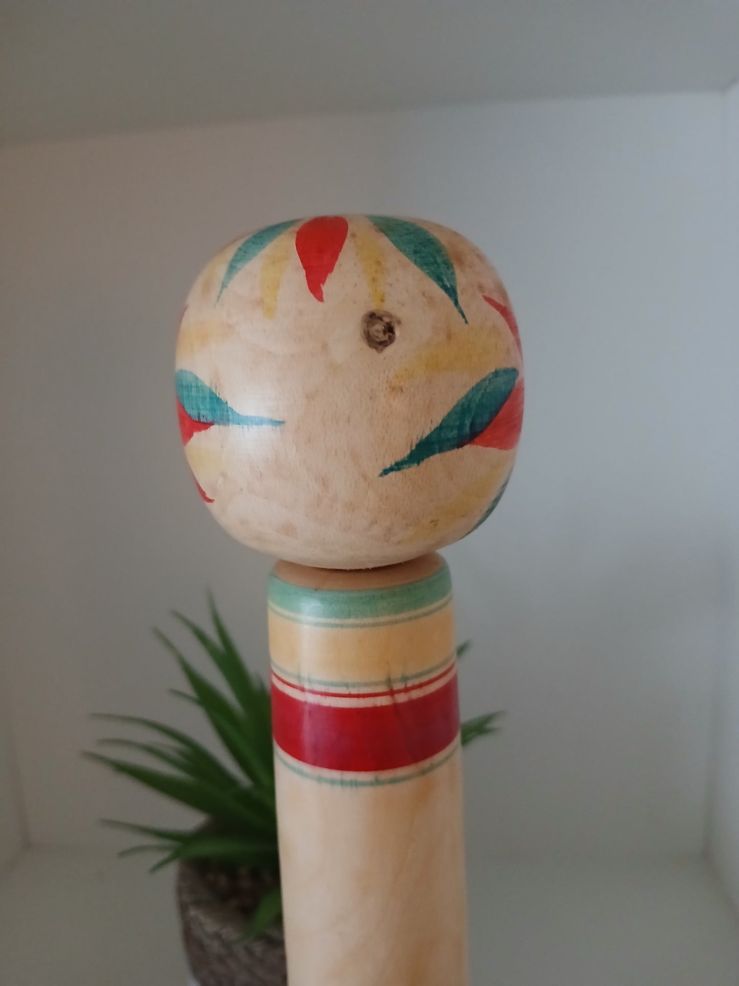 Vintage traditional Nanbu kokeshi by Sasaki Kakuhei