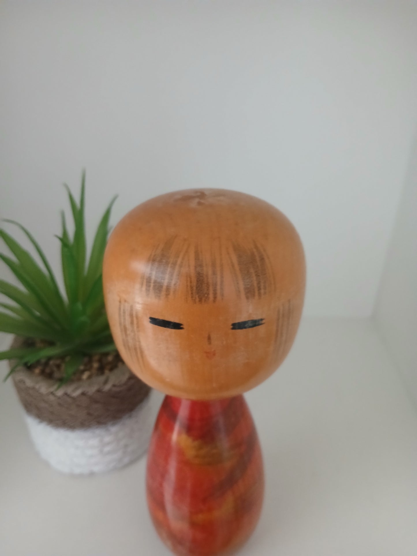 Rare Sosaku kokeshi by Takahashi Akinori (1957-)