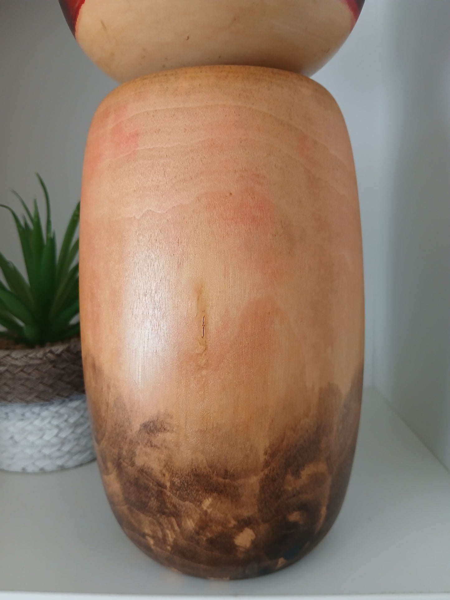 Rare vintage sosaku Kokeshi made by Masao Watanabe (1917-2007)