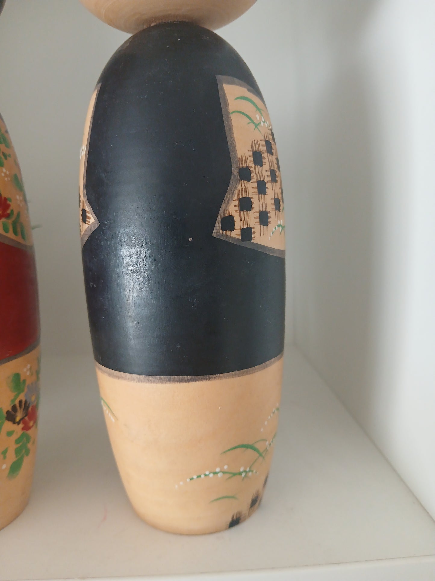 Vintage set of Donko kokeshi