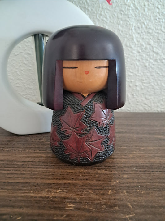 Vintage Gumma Kokeshi van Sumitani Kohji