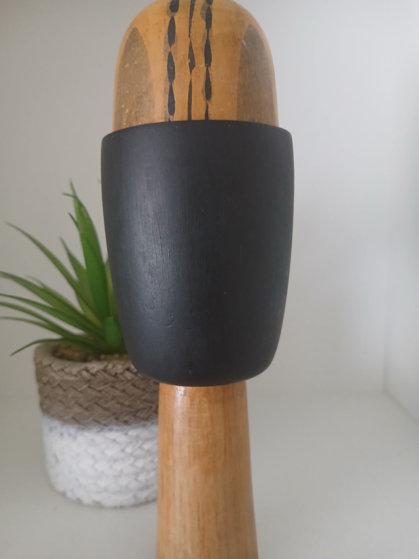 Rare Vintage Creative Kokeshi by renowned artisan Ikuyoshi Yokozuka