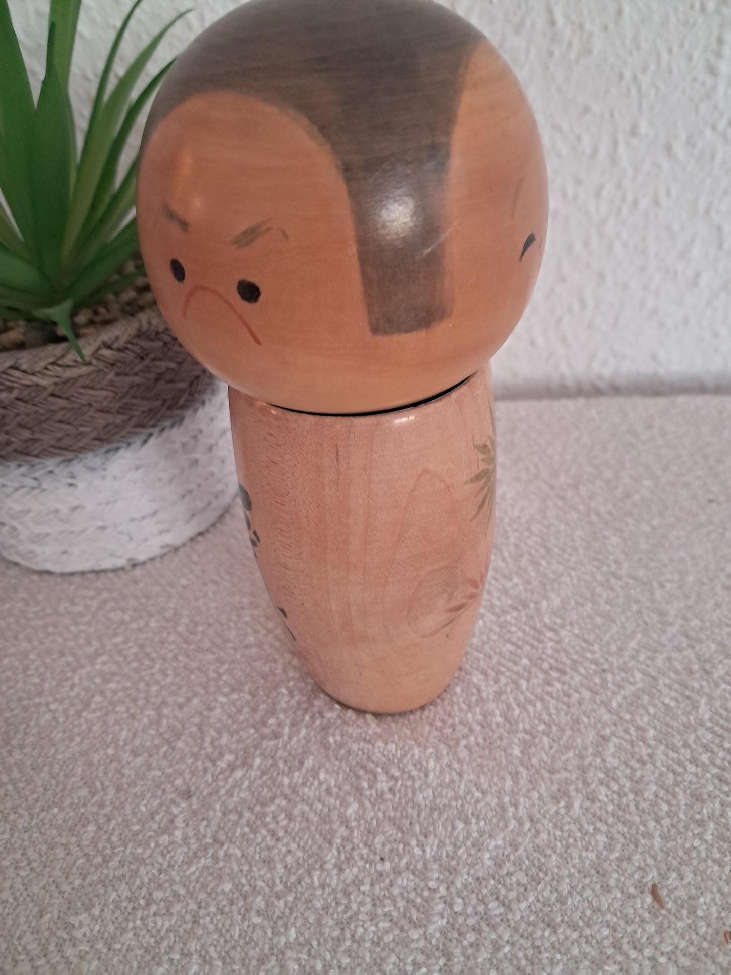 Vintage 3 face Kokeshi by Imai Tamamizu