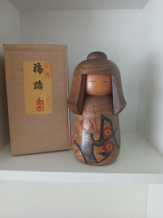Vintage Sosaku Kokeshi by Takeda Daisuke - With original box