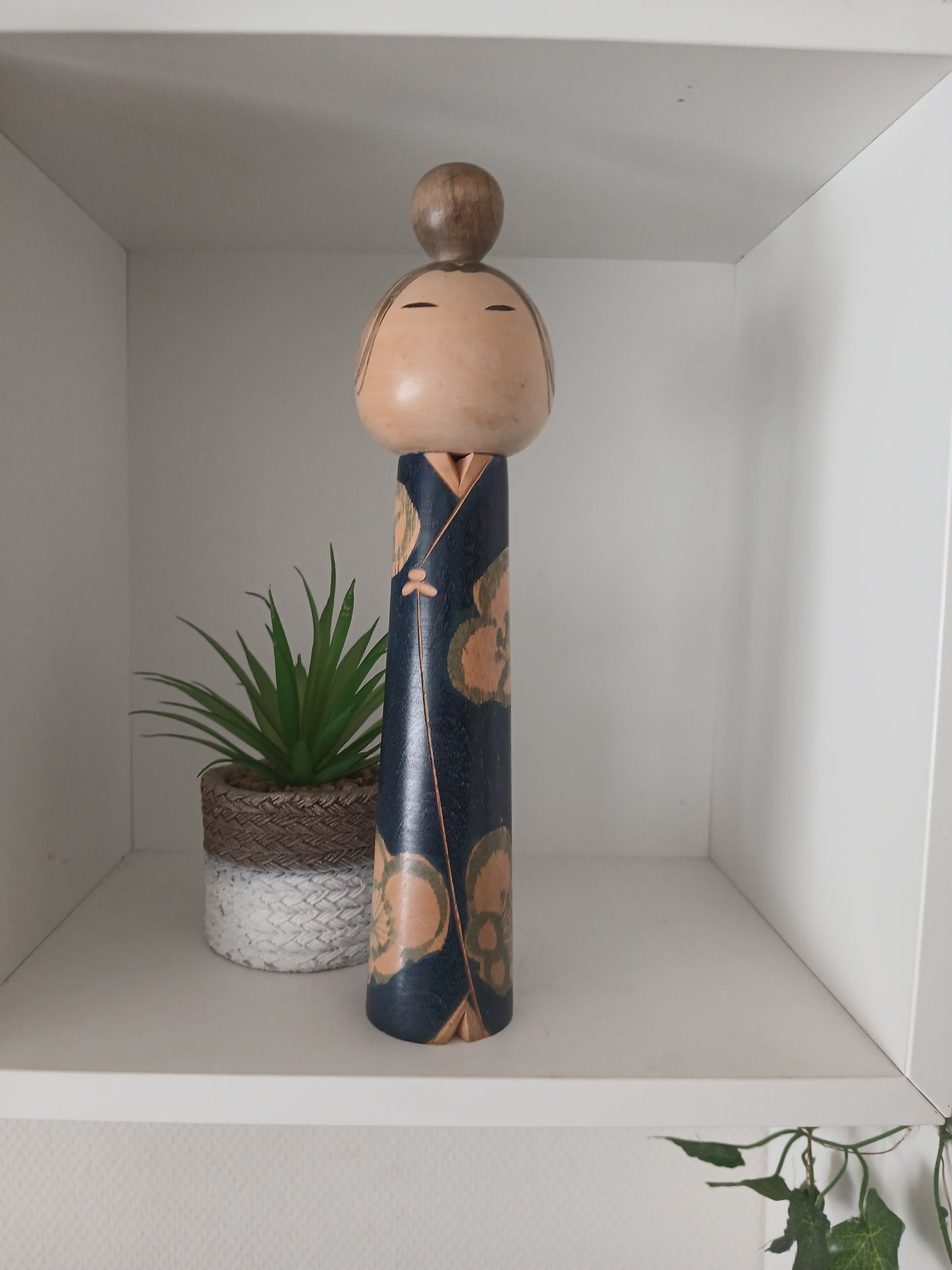 Vintage creative kokeshi by Issetsu Kuribayashi (1924-2011)