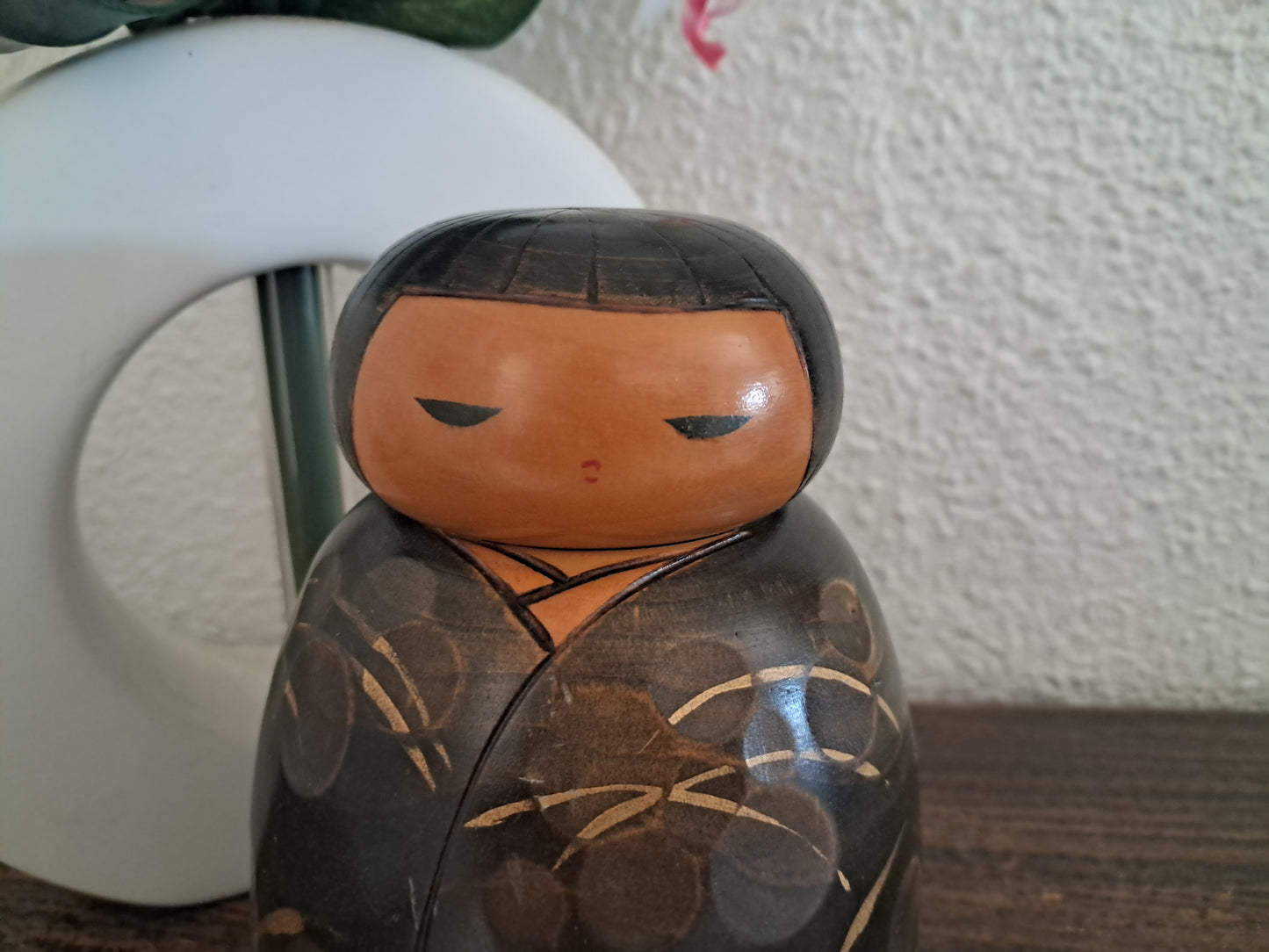 Rare creative kokeshi made by Toa Sekiguchi (1942-)