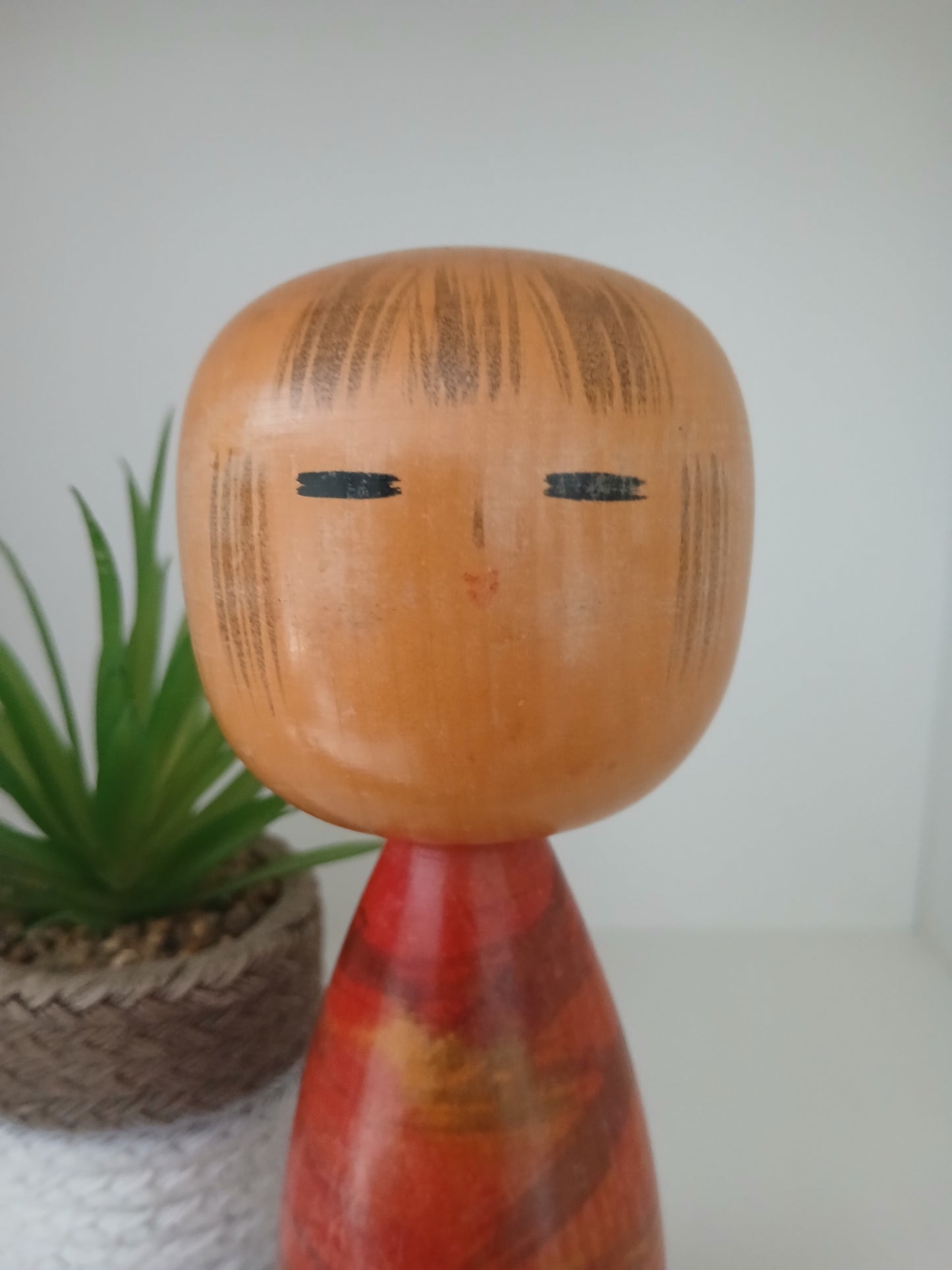 Rare Sosaku kokeshi by Takahashi Akinori (1957-)