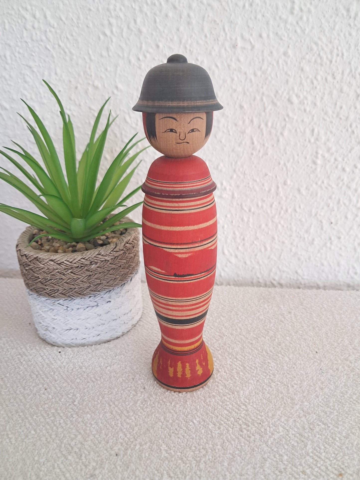 Rare Vintage Traditional Tsuchiyu Kokeshi by Tadao Noji (1931 - 2012)