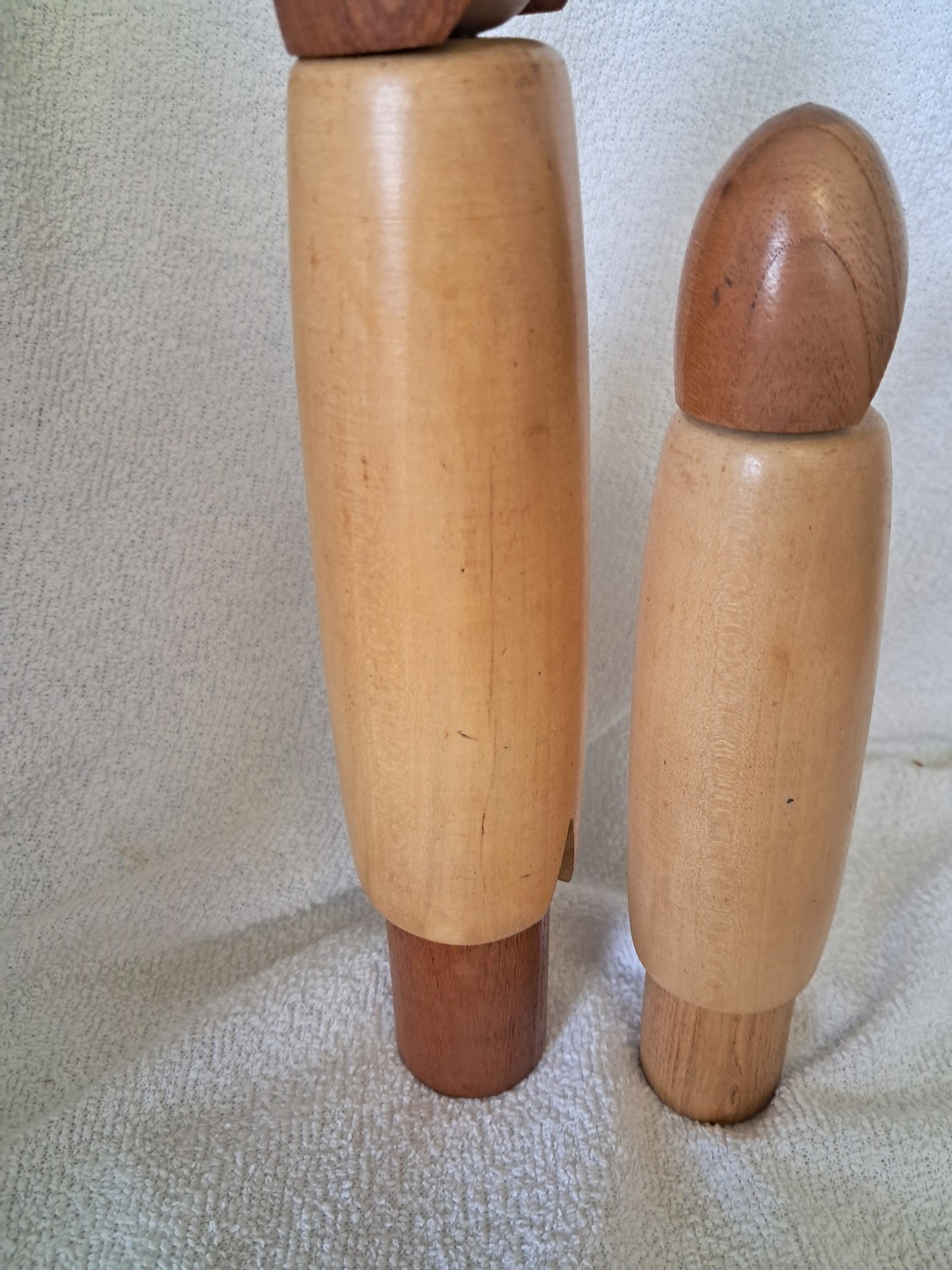 Rare Vintage set creative kokeshi by Shozan Shido (1932-1995)