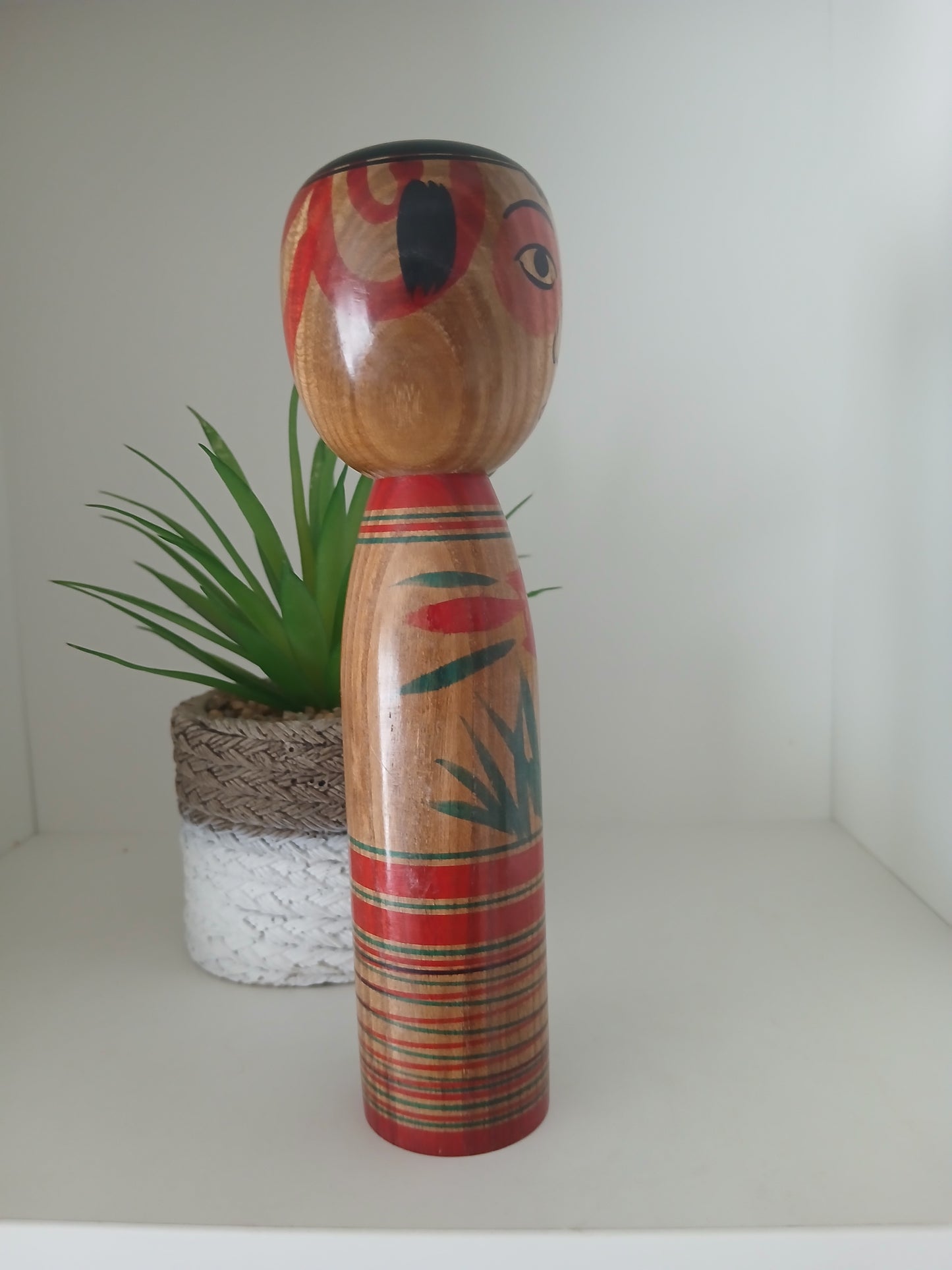 Vintage traditional Nakanosawa kokeshi
